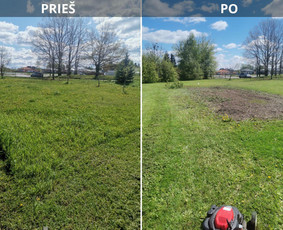 Žolės Pjovimas Su Trimeriu Ir Žoliapjove / Mindaugas / Darbų pavyzdys ID 3910840