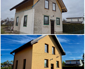Fasadų šiltinimas ir apdaila. Klaipėda. / Saulius Fasadai / Darbų pavyzdys ID 3911916