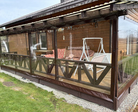 Skaidrūs tentai terasoms ir pavėsinėms. / Tentų Arsenalas / Darbų pavyzdys ID 3913440
