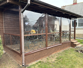Skaidrūs tentai terasoms ir pavėsinėms. / Tentų Arsenalas / Darbų pavyzdys ID 3913444