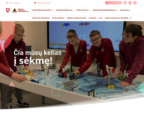 Šiaulių Romuvos progimnazijos tinklalapis: romuvosprog.lt.