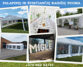 Palapinių nuoma Šviečiančių raidžių nuoma Arkų nuoma - Šventinės įrangos nuoma - 1 Šventinės įrangos nuoma - Palapinių nuoma Šviečiančių raidžių nuoma Arkų nuoma - 1