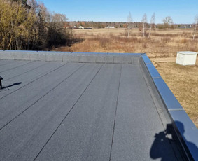 Plokščių stogų dengimas ir remontas prilydoma danga / Vytautas Klimašauskas / Darbų pavyzdys ID 3917040