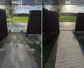 Trinkelių klojimas, aplinkos tvarkymas, laiptu betonavimas / Trinkeliuera / Darbų pavyzdys ID 3917224