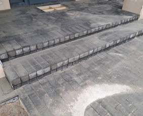 Trinkelių klojimas, aplinkos tvarkymas, laiptu betonavimas - Laiptai iš trinkelių - 4 Laiptai iš trinkelių - Trinkelių klojimas, aplinkos tvarkymas, laiptu betonavimas - 4