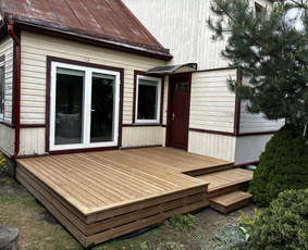 Mediniai laiptai, gamyba - Staliaus darbai, (Terasos, Durys, Grindys, Grindjuostės) - 2