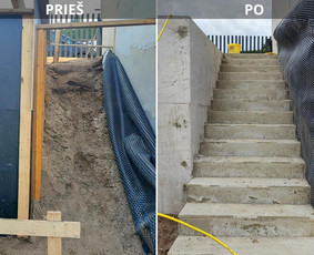 Betoniniai laiptai – tvirta konstrukcija, gražus rezultatas - Statybos darbai - 2 Statybos darbai - Betoniniai laiptai – tvirta konstrukcija, gražus rezultatas - 2