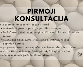 Psichologinės konsultacijos / Raimonda Martinaitiene / Darbų pavyzdys ID 3919246