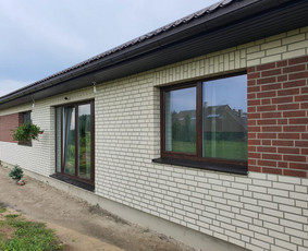 Klinkerio plytelių klijavimas, fūgavimas. Meistrų brigada / Jonas / Darbų pavyzdys ID 3919592