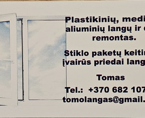 Stiklo paketų keitimas - Langų ir durų meistras - 1