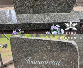Kapų įrengimas, tvarkymas, paminklai, plokštės, akmenukų / Kapų Harmonija / Darbų pavyzdys ID 3920866