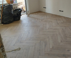 Plataus profilio statybos darbai - Laminato klojimas - 1 Laminato klojimas - Plataus profilio statybos darbai - 1