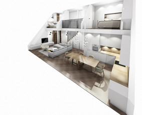 Interjero vizualizacijų kūrimas - Interjero dizainas - 1