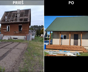 Statybos darbai/renovacija - Sodo, mediniai nameliai - 1 Sodo, mediniai nameliai - Statybos darbai/renovacija - 1