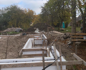 Pamatų įrengimas, kiti statybos darbai - Pamatų liejimas, įrengimas - 2 Pamatų liejimas, įrengimas - Pamatų įrengimas, kiti statybos darbai - 2