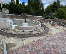 Kelio bortų įrengimas - Trinkelių klojimas, aplinkos tvarkymas, laiptu betonavimas - 3