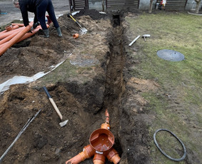 Trinkelių klojimas, aplinkos tvarkymas, laiptu betonavimas - Drenažo įrengimas - 1 Drenažo įrengimas - Trinkelių klojimas, aplinkos tvarkymas, laiptu betonavimas - 1