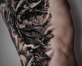 Realistinės tatuiruotės ir tattoo / Evaldas Nariunas / Darbų pavyzdys ID 3926320