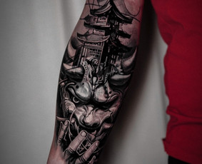 Realistinės tatuiruotės ir tattoo / Evaldas Nariunas / Darbų pavyzdys ID 3926332