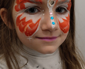 Pramogos vaikams - Piešimas ant veido - 2