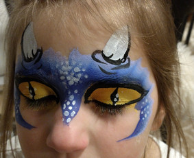 Pramogos vaikams - Piešimas ant veido - 3