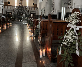 Dekori vestuvių, krikštynų, įmonių, kt švenčių dekoras - Bažnyčios puošimas - 1 Bažnyčios puošimas - Dekori vestuvių, krikštynų, įmonių, kt švenčių dekoras - 1