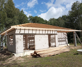 Pamatas, mūras , stogas, išorės apdaila. / Robertas / Darbų pavyzdys ID 3930818