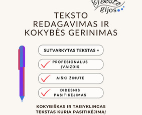 Tekstų redagavimas, perrašymas ir Seo optimizavimas - Baigiamųjų studentų darbų redagavimas - 1 Baigiamųjų studentų darbų redagavimas - Tekstų redagavimas, perrašymas ir Seo optimizavimas - 1
