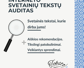 Tekstų redagavimas, perrašymas ir Seo optimizavimas - Paslaugos verslui - 4 Paslaugos verslui - Tekstų redagavimas, perrašymas ir Seo optimizavimas - 4