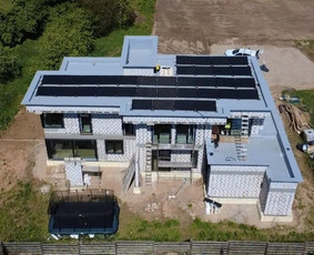 Plokščių Stogų Dengimas Pvc, Epdm ir bitumine Danga / Tvirti stogai / Darbų pavyzdys ID 3933256