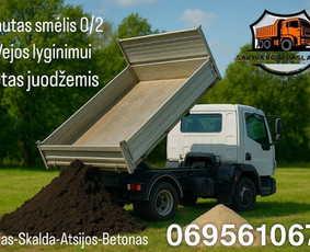 Smėlis, žvyras, skalda, betonas,juodžemis ir kita. - Gruntas, žemės - 2 Gruntas, žemės - Smėlis, žvyras, skalda, betonas,juodžemis ir kita. - 2