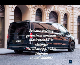 Mikroautobuso Mercedes nuoma su vairuotoju, keleivių vežimas / Gintaras / Darbų pavyzdys ID 3934032