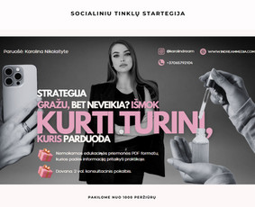 Socialinių tinklų kūrimas, turinys ir administravimas / Karolina Nikolaityte / Darbų pavyzdys ID 3934582