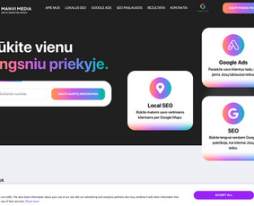 Svetainių ir El. Parduotuvių Kūrimas, Seo, Ads, Ui/ux / Bresmedia / Darbų pavyzdys ID 3935584