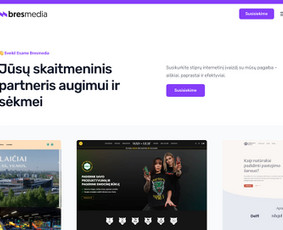 Svetainių ir El. Parduotuvių Kūrimas, Seo, Ads, Ui/ux / Bresmedia / Darbų pavyzdys ID 3935638