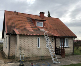 Stogo dažymas - Stogų, fasadų plovimas ir dažymas - 3