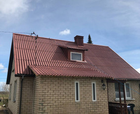 Stogo dažymas - Stogų, fasadų plovimas ir dažymas - 4