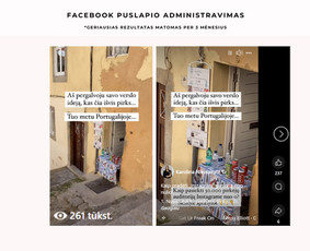 Socialinių tinklų kūrimas ir administravimas / MB INDREMAS / Darbų pavyzdys ID 3937072