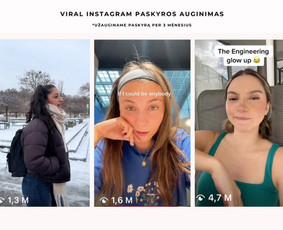 Socialinių tinklų kūrimas, turinys ir administravimas / Karolina Nikolaityte / Darbų pavyzdys ID 3937232