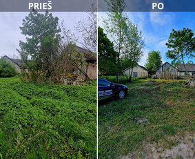 Aplinkos priežiūros darbai, žolės pjovimas / Ingridas Kazlauskas / Darbų pavyzdys ID 3939430