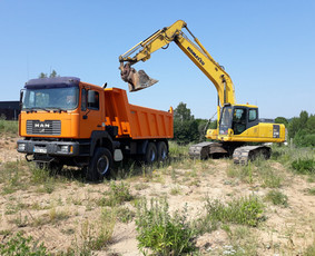 Tehnikos nuoma, visi žemės darbai Tvenkiniu kasima / Kasimo darbai / Darbų pavyzdys ID 3941856
