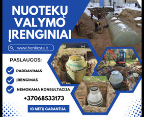 Žemės kasimas, lyginimas - Melioracijos, inžinerinių tinklų įrengimas valymo įrenginiai - 4