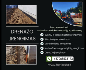 Melioracijos, inžinerinių tinklų įrengimas valymo įrenginiai / UAB Henkesta / Darbų pavyzdys ID 3942260