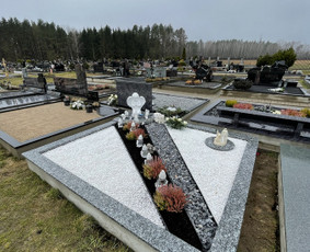 Paslaugos kapinėse – kokybiškai ir už protingą kainą - Kapavietės užpylimas skaldele - 1 Kapavietės užpylimas skaldele - Paslaugos kapinėse – kokybiškai ir už protingą kainą - 1