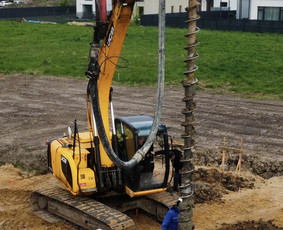 Polių gręžimas - Pamatų liejimas/įrengimas - poliniai, plokštuminiai - 1