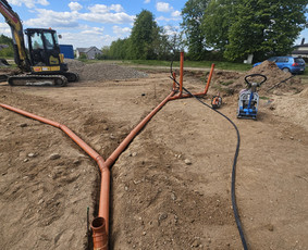 Žemės kasimas, sklypo formavimas, inžineriniai tinklai. - Inžinerinių tinklų įrengimas - 2 Inžinerinių tinklų įrengimas - Žemės kasimas, sklypo formavimas, inžineriniai tinklai. - 2