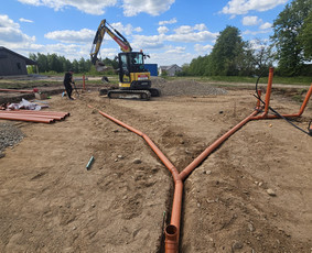 Žemės kasimas, sklypo formavimas, inžineriniai tinklai. - Inžinerinių tinklų įrengimas - 1 Inžinerinių tinklų įrengimas - Žemės kasimas, sklypo formavimas, inžineriniai tinklai. - 1