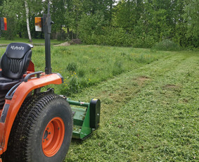 Žolės pjovimas - Medziu ir saku genejimas, pjovimas, zemes frezavimas - 1