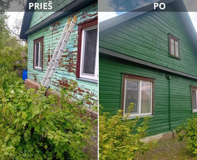 Fasadu Stogu Trinkeliu Plovimas Dažymas visoje Lietuvoje / Ramybe MB / Darbų pavyzdys ID 3945858