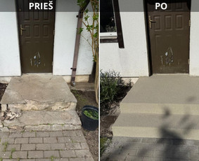 Lauko Laiptai, remontas. Epoksidinės dangos! Kiti darbai. / MB UGSTA / Darbų pavyzdys ID 3947076
